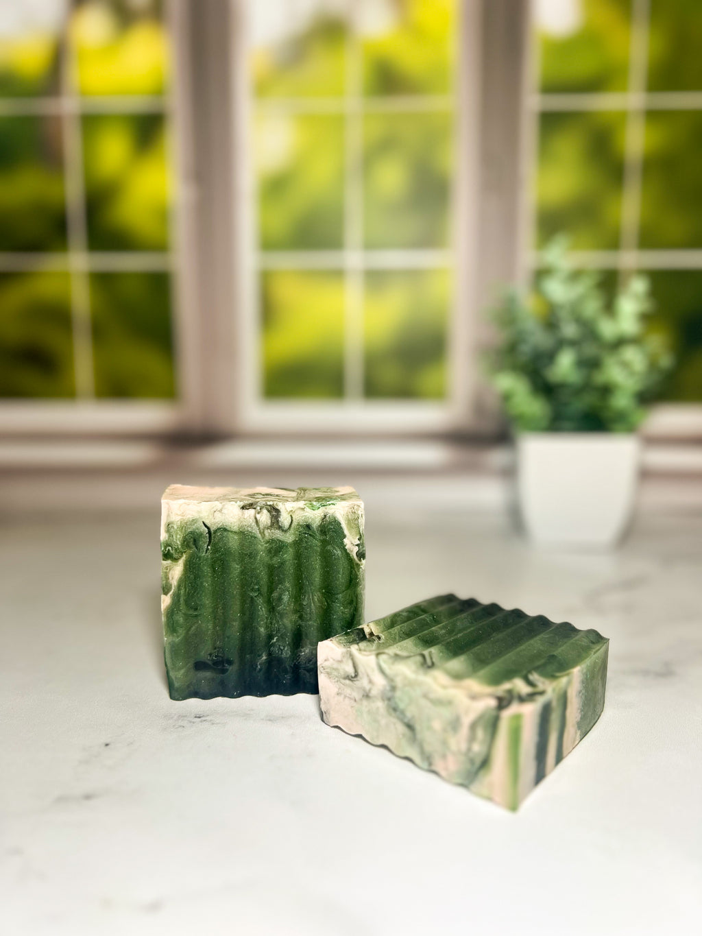 Seamoss Infused Chlorophyll/Charcoal Eczema Bar Holistic Energy Flow