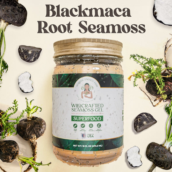 Blackmaca Seamoss (Improves Libido/Stamina, Fertility, Focus, Mental Clarity, Stress/Anxiety)