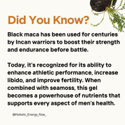 Blackmaca Seamoss (Improves Libido/Stamina, Fertility, Focus, Mental Clarity, Stress/Anxiety)