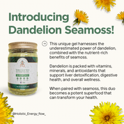 Dandelion Root Seamoss Gel - (Liver, Gallbladder, Kidney, Heart, Immune System)