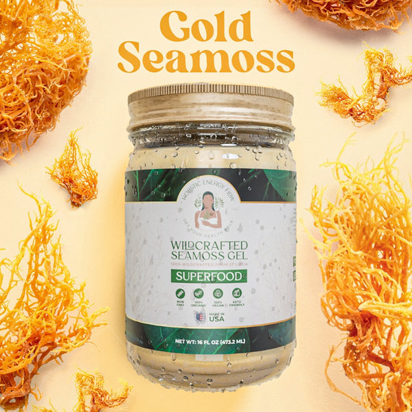 Gold Seamoss Gel - Super Food - 92 Vitamins + Minerals