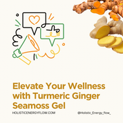 Turmeric Seamoss Gel (Inflammation, Arthritis, Heart + Lung Health/Asthma + more)