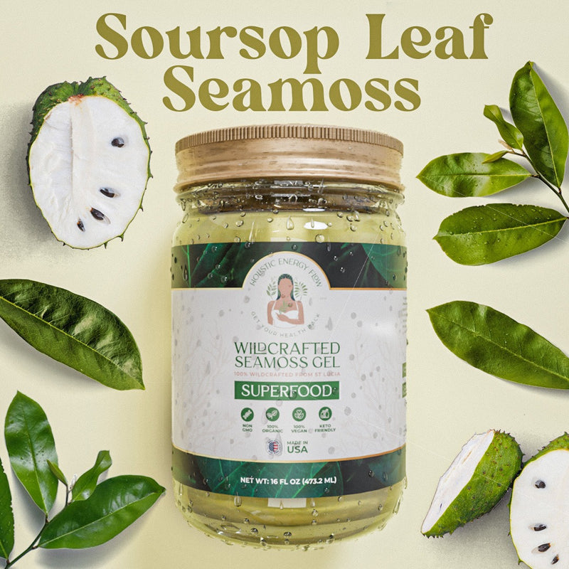 Soursop Leaf Seamoss Gel - (Ulcers, Infection, Immunity)