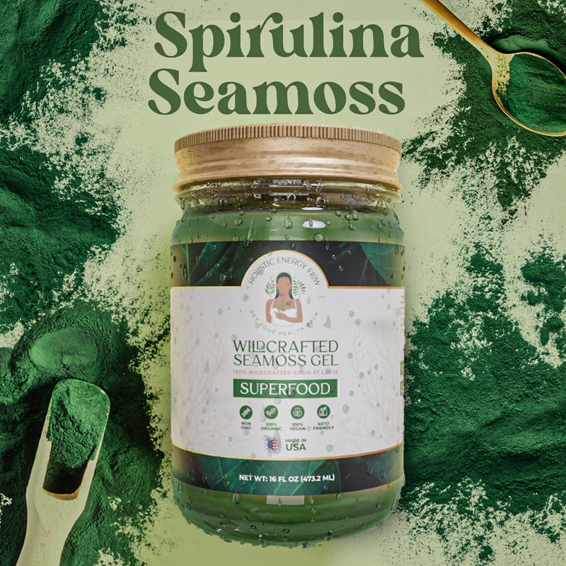 Spirulina Seamoss (Powerful Antioxidant, Aids w| Blood Pressure + More)
