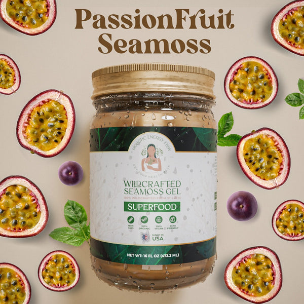 PASSIONFRUIT SEAMOSS - (Fiber, Heart Health, Reduce Inflammation, Improve Circulation, Antioxidant )