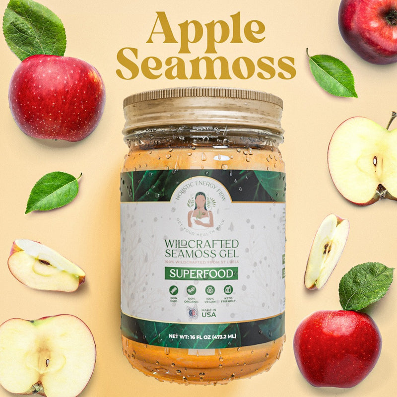 Apple Seamoss - ( Liver, Immune Health, Cholesterol, Kid Friendly*)