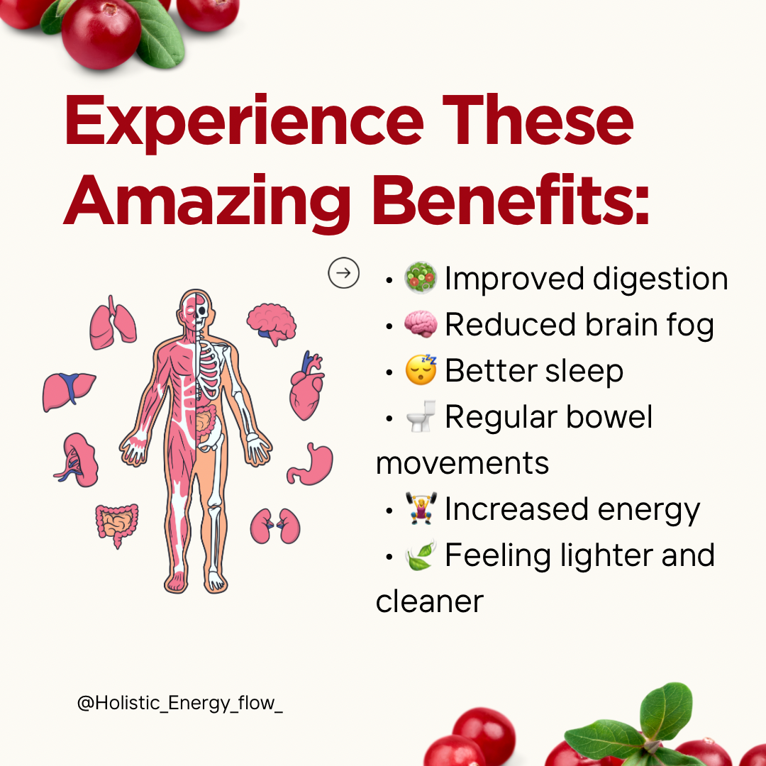 CRANBERRY SEAMOSS - (UTI, Inflammation, Eyesight, Kidney Health, Cholesterol)