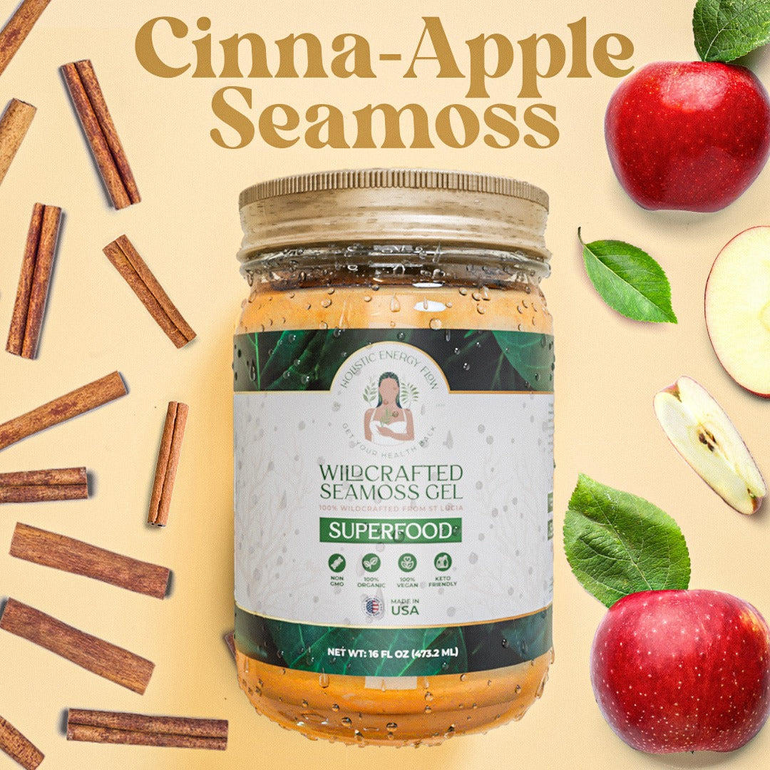 Apple Seamoss - ( Liver, Immune Health, Cholesterol, Kid Friendly*)