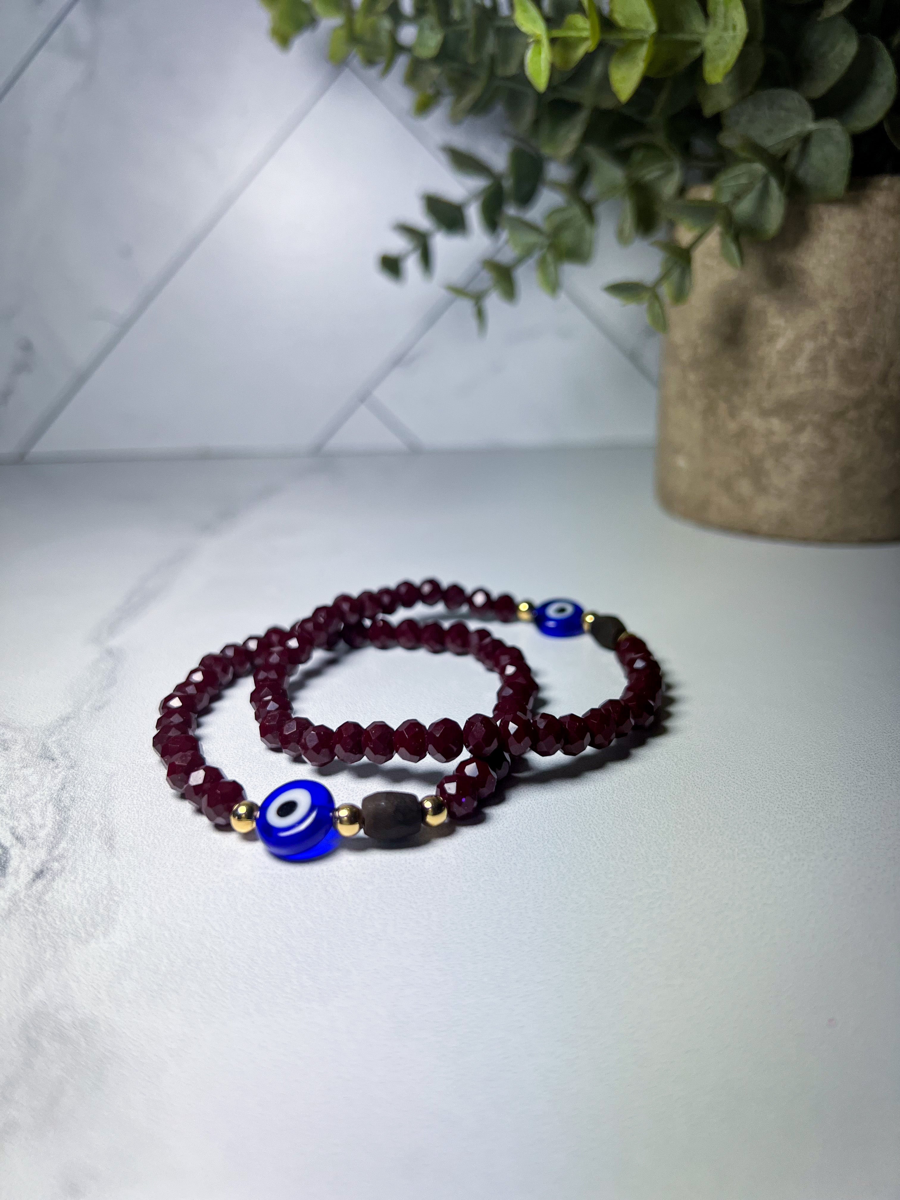 “Protection” Azabache Evil Eye Bracelet Holistic Energy Flow