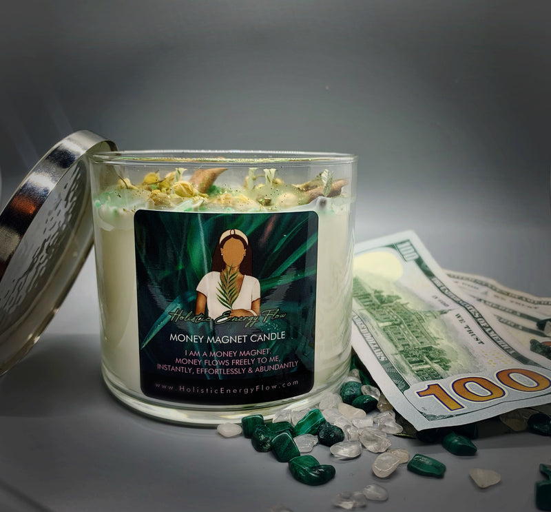 Money Magnet Intention Candle (3 wicks)