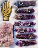 Aura Healing Crystal Pipe