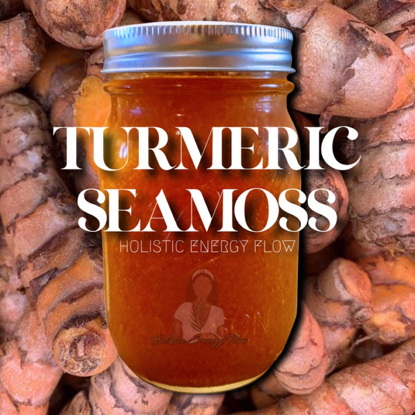 Turmeric Seamoss Gel (Inflammation, Arthritis, Heart + Lung Health/Asthma + more)